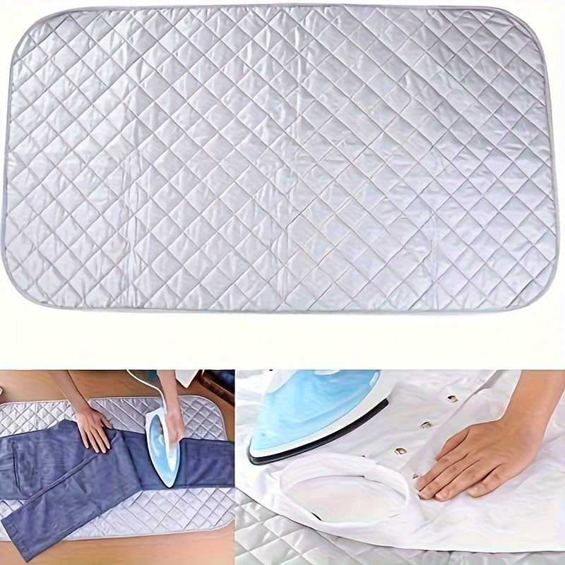 compact heat resistant ironing mat foldable portable design for   ideal gift for holidays details 2