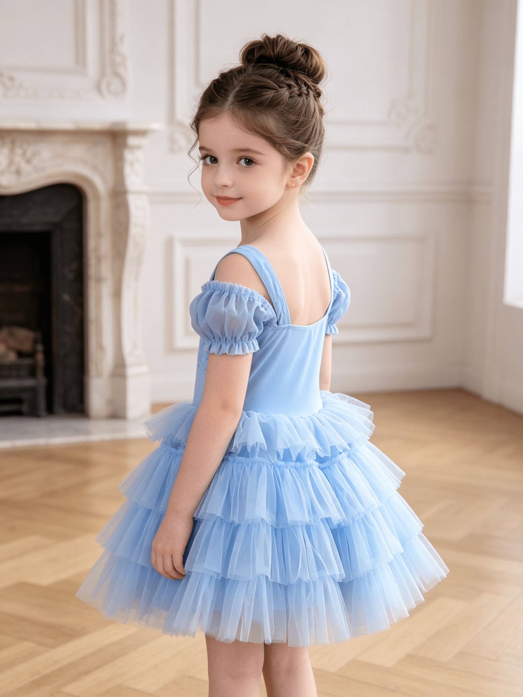 vestido de   para niña con   de lentejuelas, falda tutú de ballet, vestido de  , vestido de princesa de tul,   para uso   y festivales,elegante