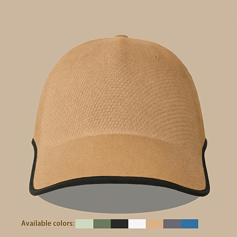 1pc Seamless Baseball Cap, Breathable Snapback, Quick-dry Cap, Plain Cap