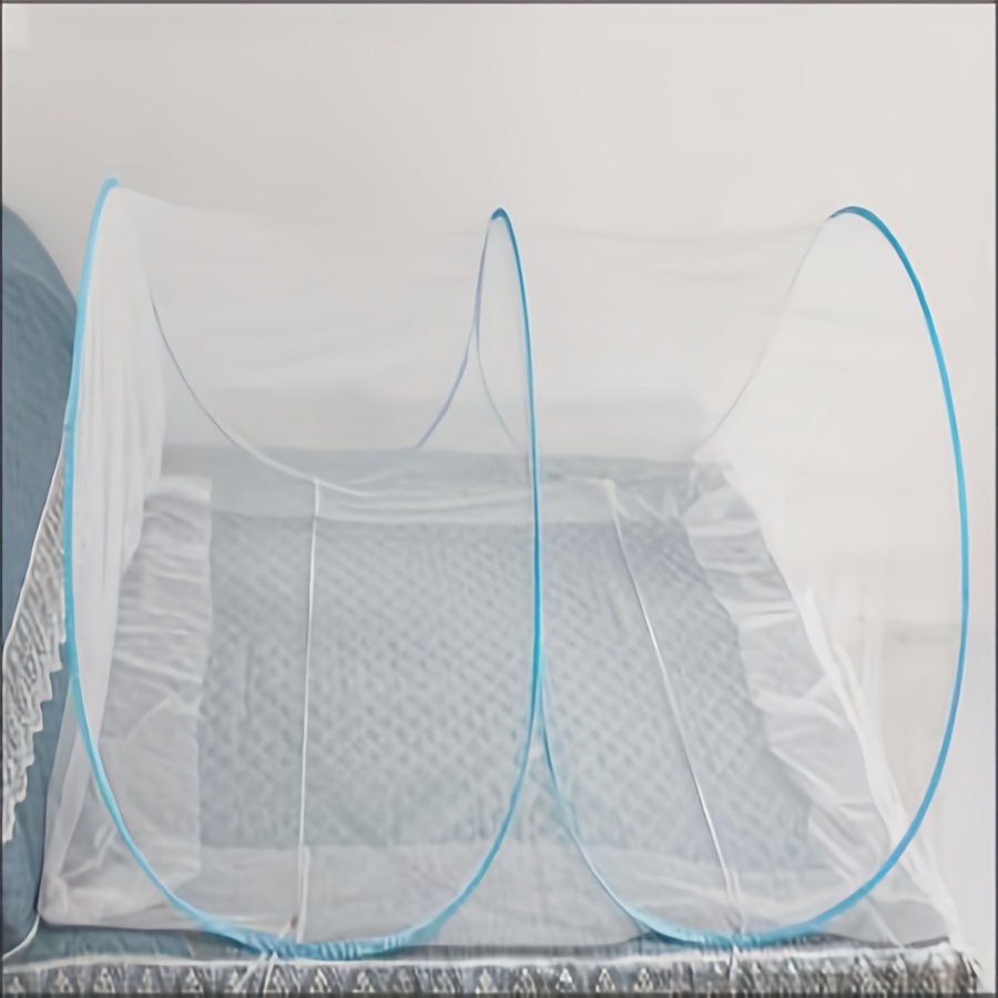 Image of 1pc Outdoor Camping Net Is Free To Install, Not Waterproof, And For Overseas Travel, , Barbecue, Camping, Shading, Insect Repellent, And Repellent. Camping Tents, Bedroom Nets