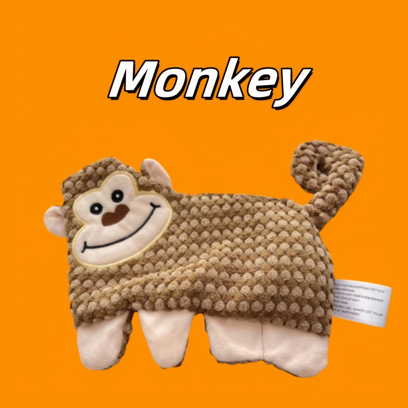 Image of Dog Squeak Toys, No Stuffing Plush Dogs Chew Toy Bundle For Small Medium Large Breed Chewer Tough Durable Fetch Puppy Teething Chewing Interactive To Keep Them Busy Best Birthday Gift