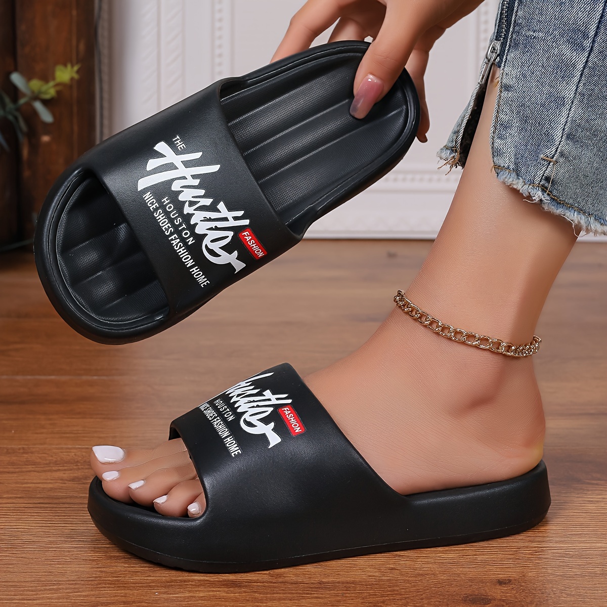 elegant women's summer moccasin slippers indoor house shoes Temu