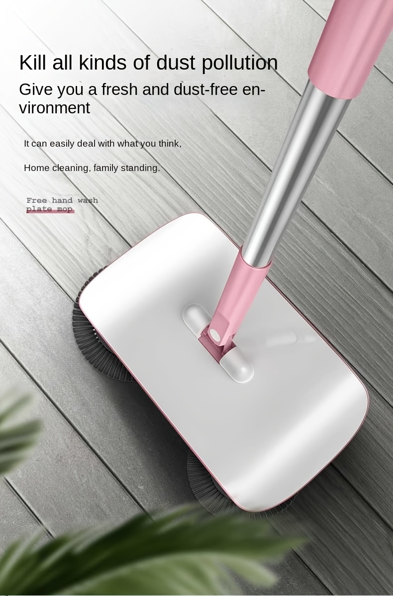 a manual sweeping machine for home use that combines sweeping and mopping in one featuring a broom and dustpan set a broom tool details 6