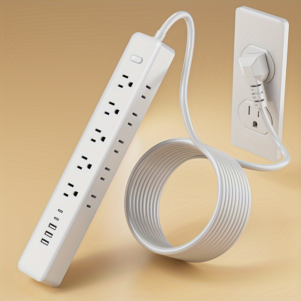 

-in-1 - Outlet 10 Ac , 3 Usb , 2 -c , Long Strip , -mounted, , , Suitable For , ,