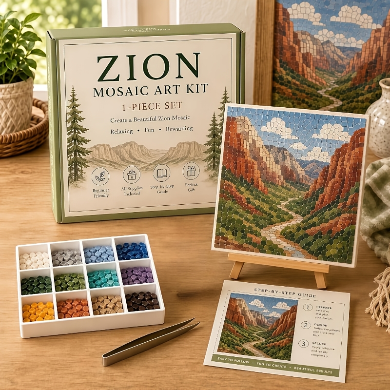 Landscape Series Sea Glass Art Set for Beginners