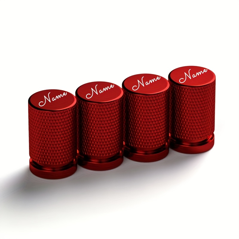 TEMU Personalized Customized Valve Core Cover Adapter Customized A Set Of Car And Bicycle Valve Core Adapters