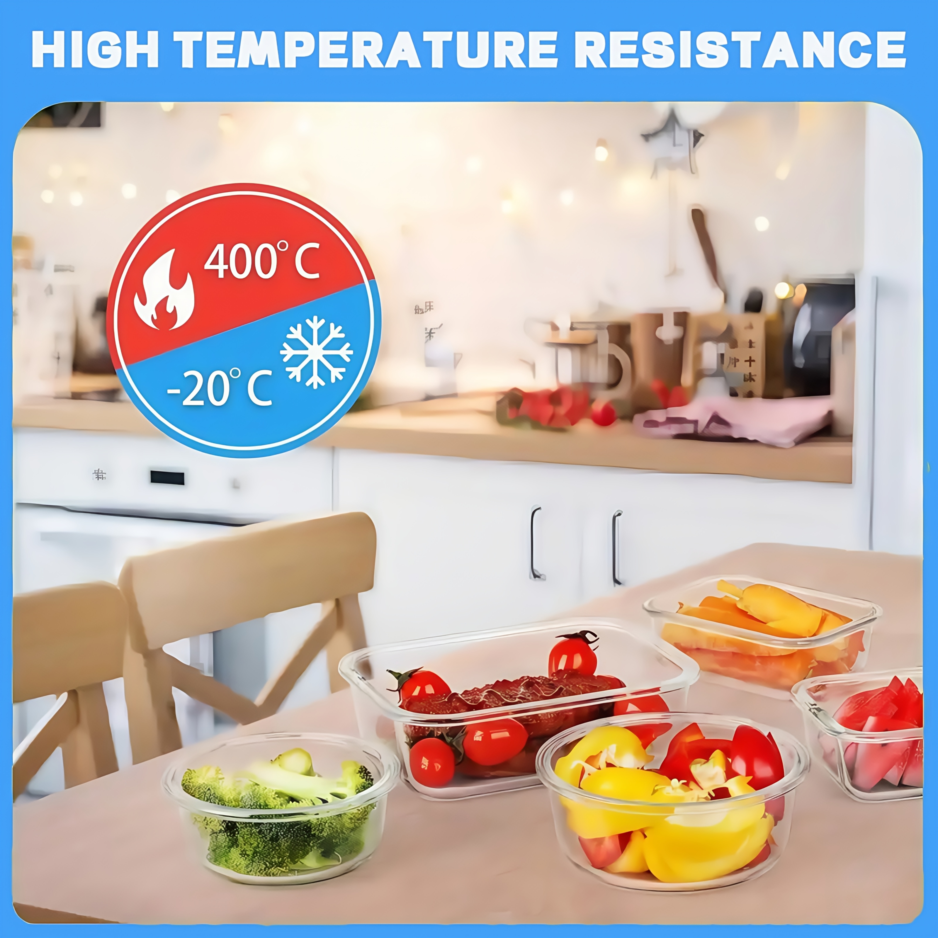 24pcs 12 lids 12 containers glass food storage containers with lids ideal for meal   storage lunch use leak proof sealed glass lunch box suitable for microwave oven fridge and dishwasher local warehouse Product details 4