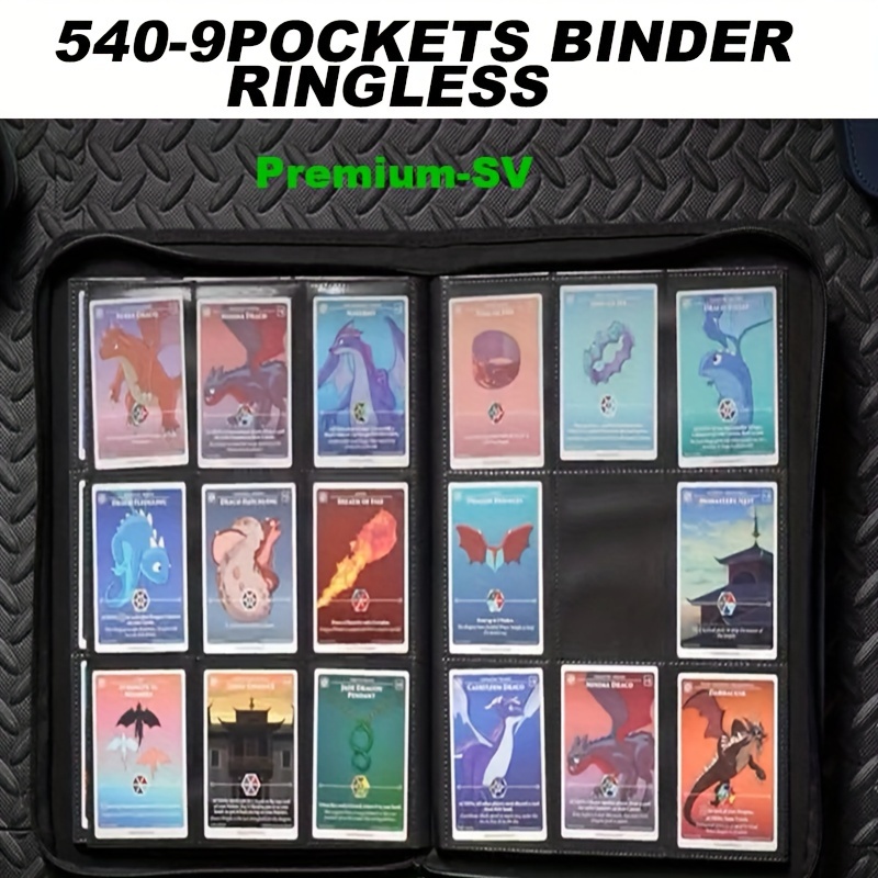 pokemon sv journey together booster box Toploader Card Binder – 9-Pocket Album for 3x4