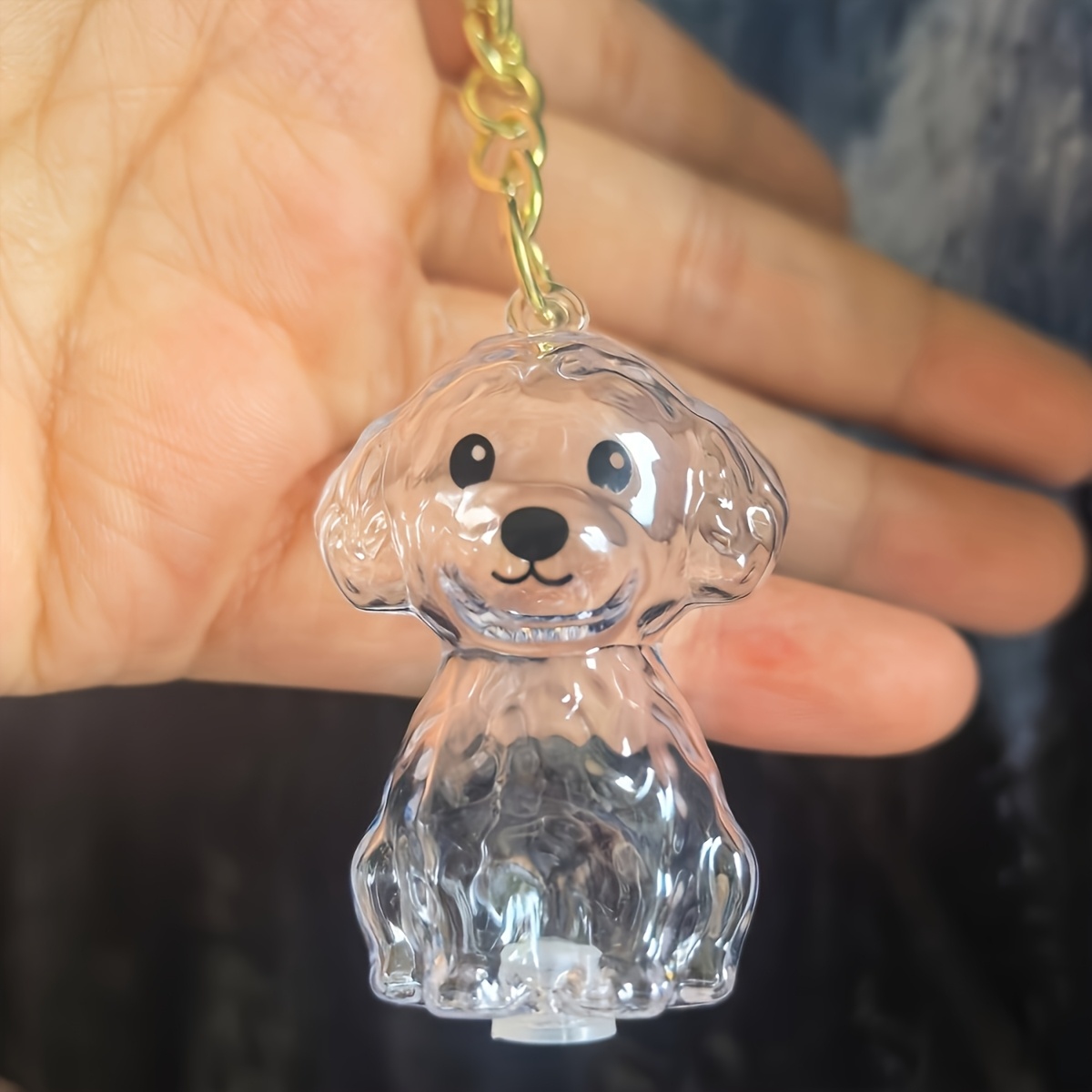 Image of 2pcs Transparent Puppy Memorial Keepsake Cups & Hanging Ornaments Suitable For Dog Lovers Sympathy Gift, Holders For Home/office Decor, Durable Plastic In Memory Of Departed Dogs For Grieving Families