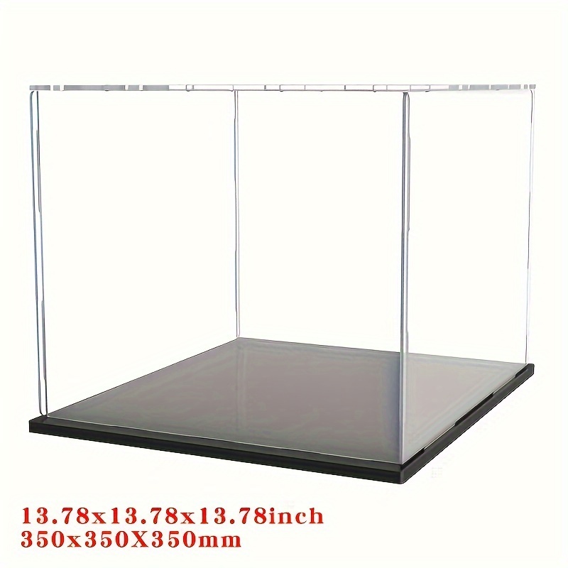 

Display Case , 14x14x14in - For Collectible & Building , Dustproof - For 's Day, Christmas, Birthdays