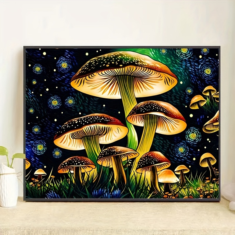 

Diamond Painting Art "mushroom Painting" Series 2024 Full Diamond Painting Mosaic 5d Diy Stitch Kit Diamond Painting Art Home Decoration