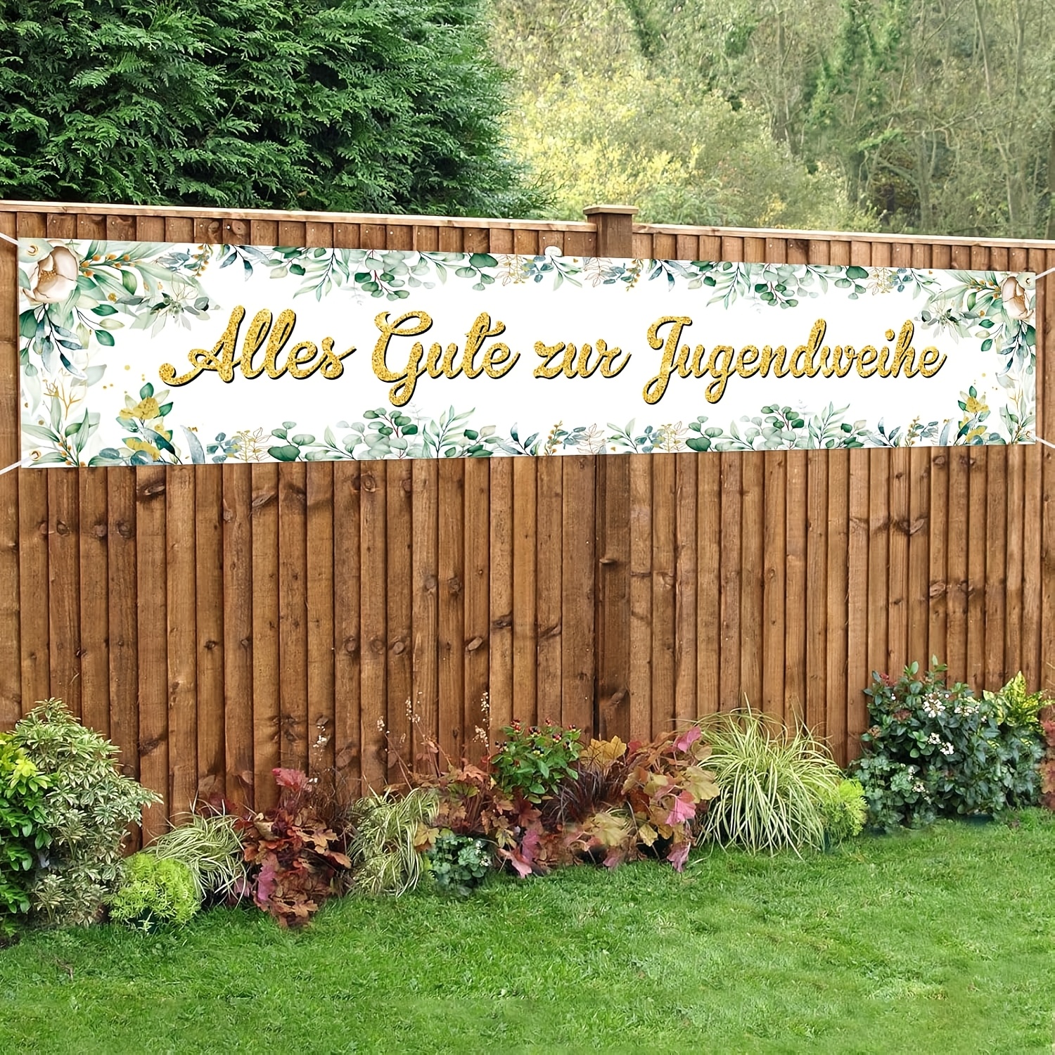 Image of Banner For Youth , Golden Color, Youth Ceremony, Suitable For Boys And Girls, Mounted On Walls, Usable Indoors And Outdoors