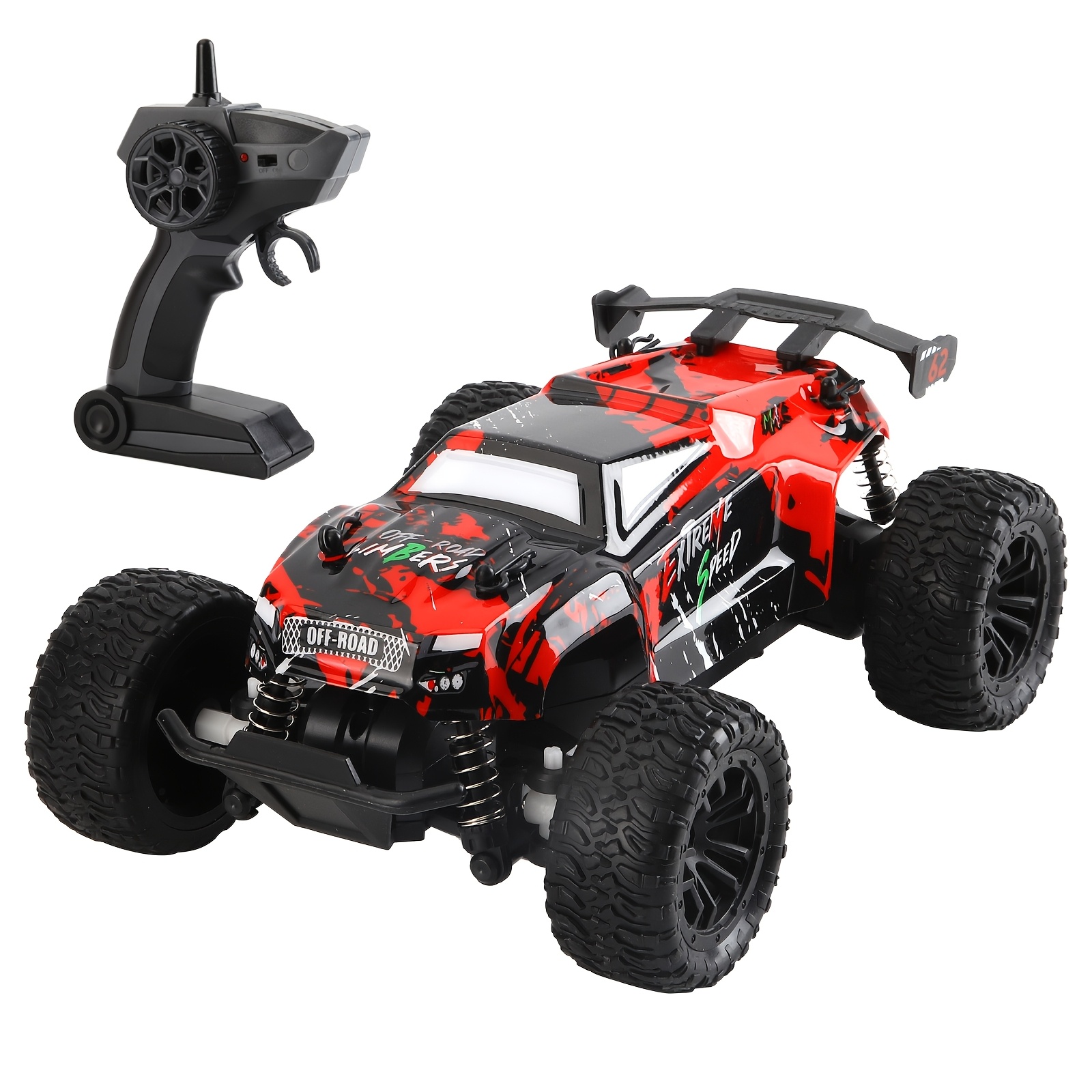 TEMU 4 Wheel Fully Proportional Drift Remote Control Car, Driving Cars, Large Green Off-road Climbing Remote Control Car, Remote Control Intelligent