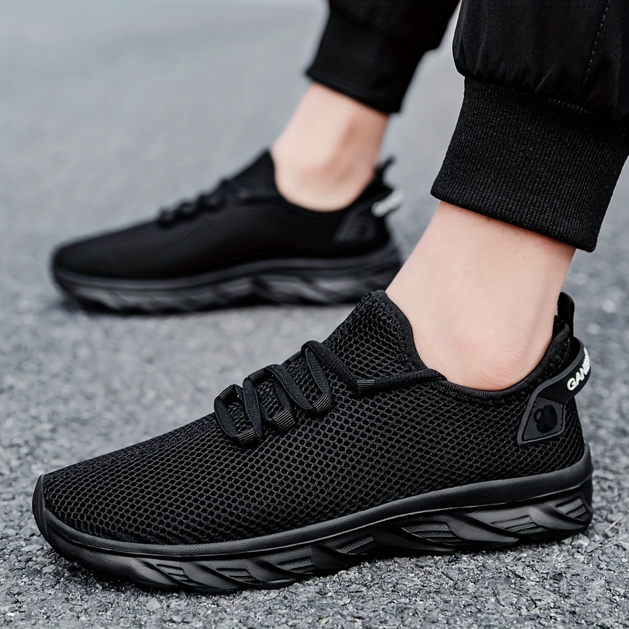 Black Canvas Canvas Shoes Easy Wear Shoes For Men Mens Large Size