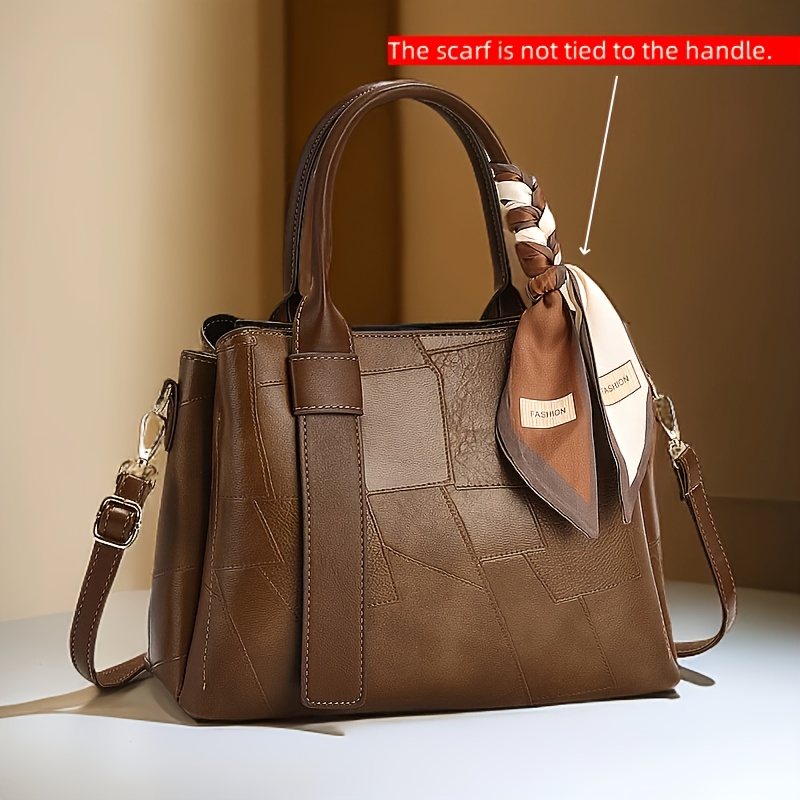 Premium Handheld Mom Bag, Single Shoulder Bag, 2025 Korean Style Crossbody Bag, Large Capacity, Fashionable New Trendy Textured Bag for Middle-Aged Women