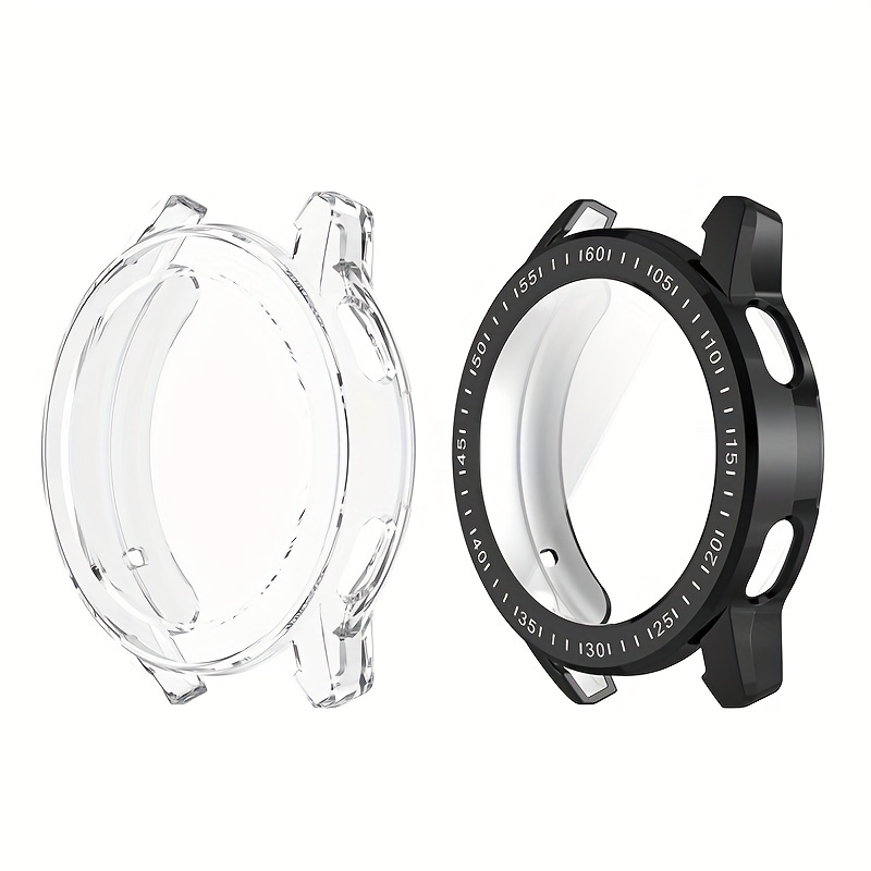 Image of 2pcs Soft Tpu Full For Cover Soft Shell Case For Xiaomi Watch S3 For Cover For Cover Bumper With Screen Protector Smartwatch Scratch-proof Shell Additions