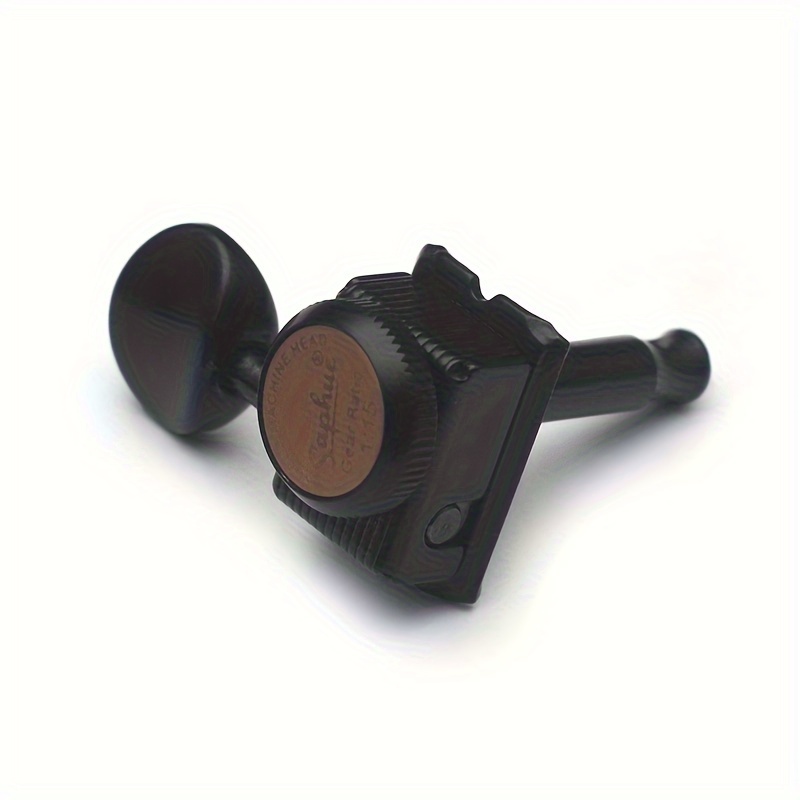 [Vintage Guitar Locking Tuners] SAPHUE 6pcs Chrome Inline Guitar Locking Tuners - Vintage Style, Easy Install, for ST & TL Electric/Folk/Acoustic Guitars