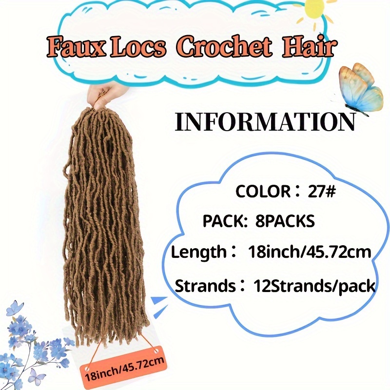 Synthetic Crochet Hair Super Long Goddess Locs - Temu United Kingdom