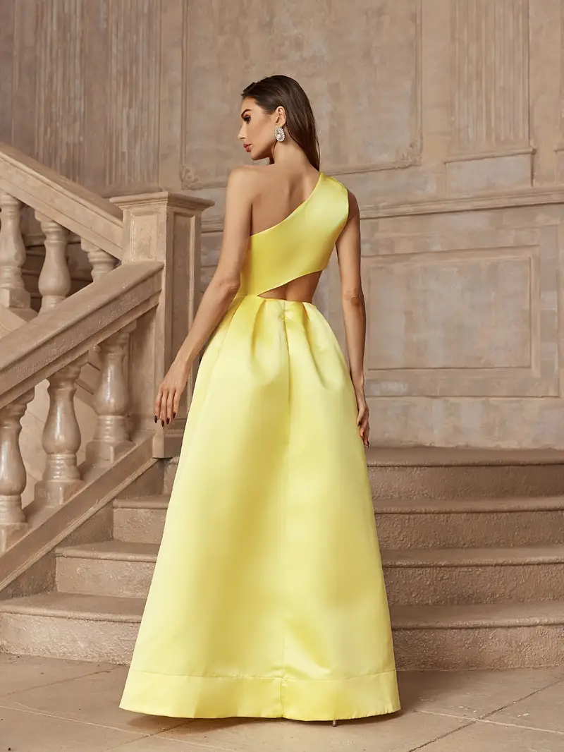 asymmetric waist revealing evening dress | Temu Morocco asymmetric waist revealing evening dress | Temu Morocco