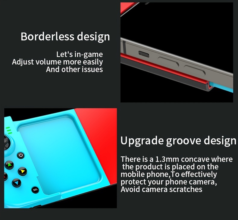 [Wireless Gamepad] Wireless Gamepad | for iPhone/Android/Steam Deck/PC/Table Mobile Phone Controller, Wireless Game Controller Joystick Telescopic Gamepad - COD Mobile Diablo Immortal, Directly Play