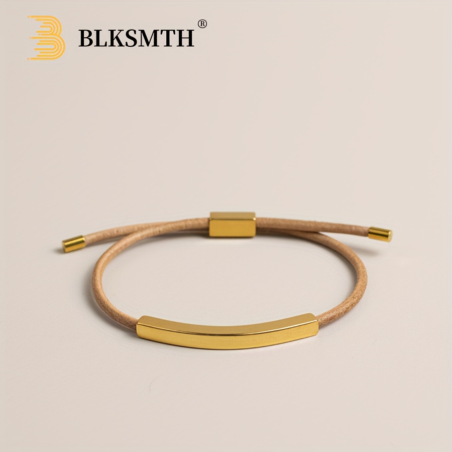 

Bracelet en Nappa ajustable BLKSMTH - et les