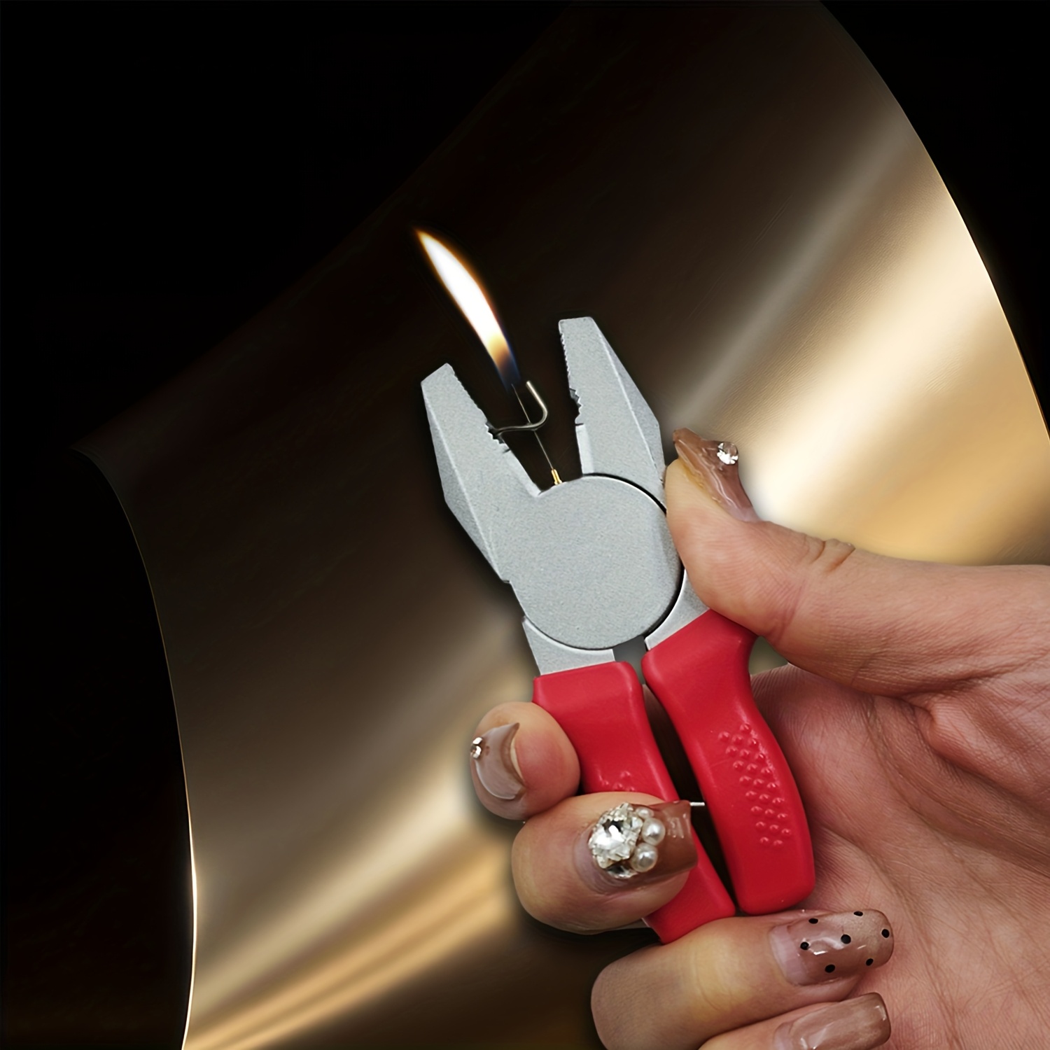 TEMU (no Butane) Cool Lighter Butane Lighter, Creative Tool Shaped Lighter, Soft Flame Lighter, Adjustable Flame Lighter, Barbecue Candle Kitchen,