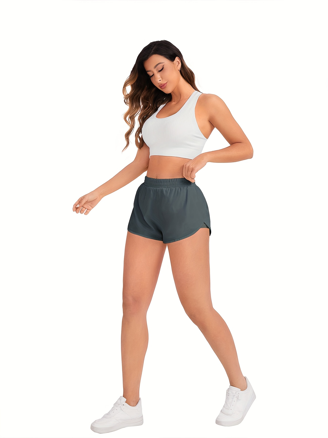 shorts de yoga athlétiques décontractés pour femmes Détails du produit 4
