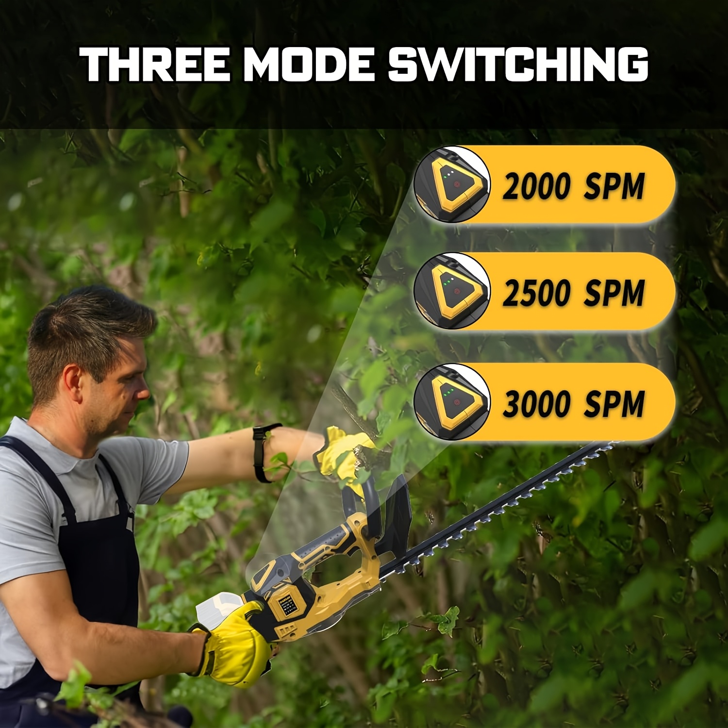 hedge trimmer cordless for dewalt 20  battery no battery 20 inch electric bush shrub edge trimmer brushless motor powerful lightweight 4 4lbs details 2