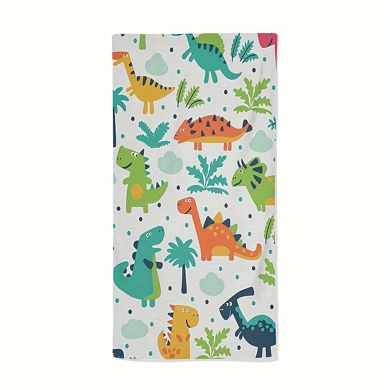 Dinosaur bath towel discount set