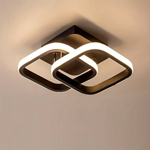 modern creative flower shaped led ceiling light with three adjustable colors soft and glare free suitable for balcony hallway bedroom and living room installation additions