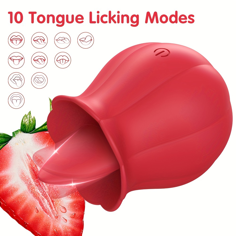 vibromasseur stimulateur langue lécher femmes