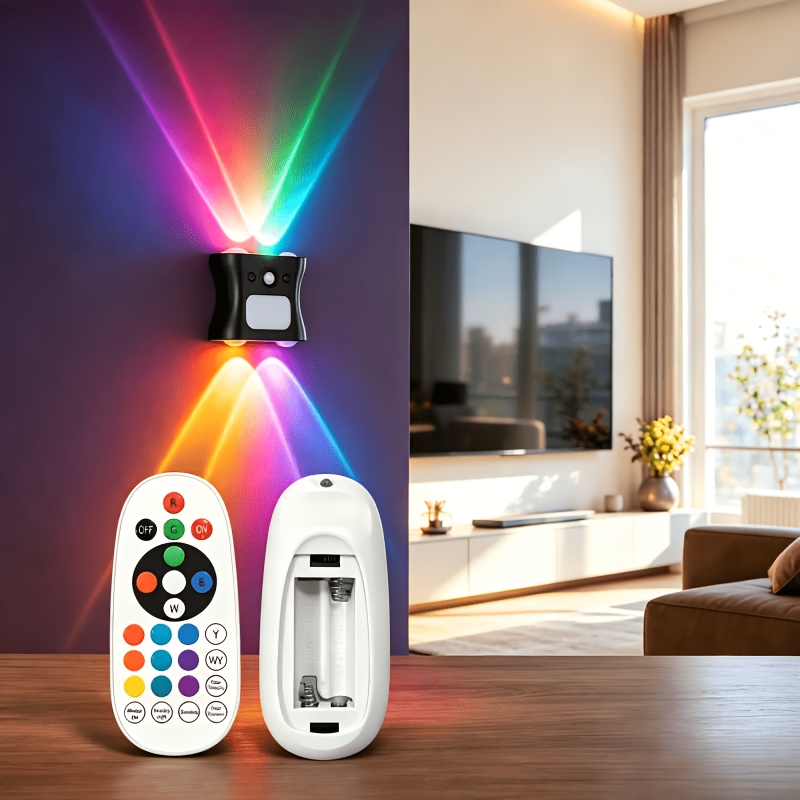 USB Rechargeable RGB Night Light with Remote Control