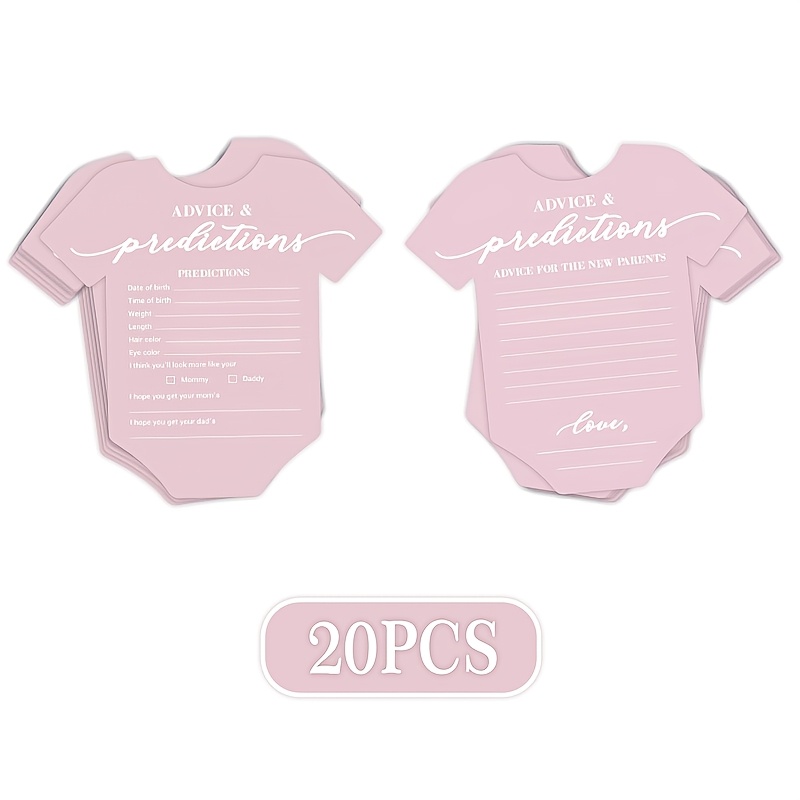 TEMU 20 cartes d'occasions parfaites pour bébé, suggestions et pour fêtes, en , cartes de suggestions et de double face - Décorations et jeux