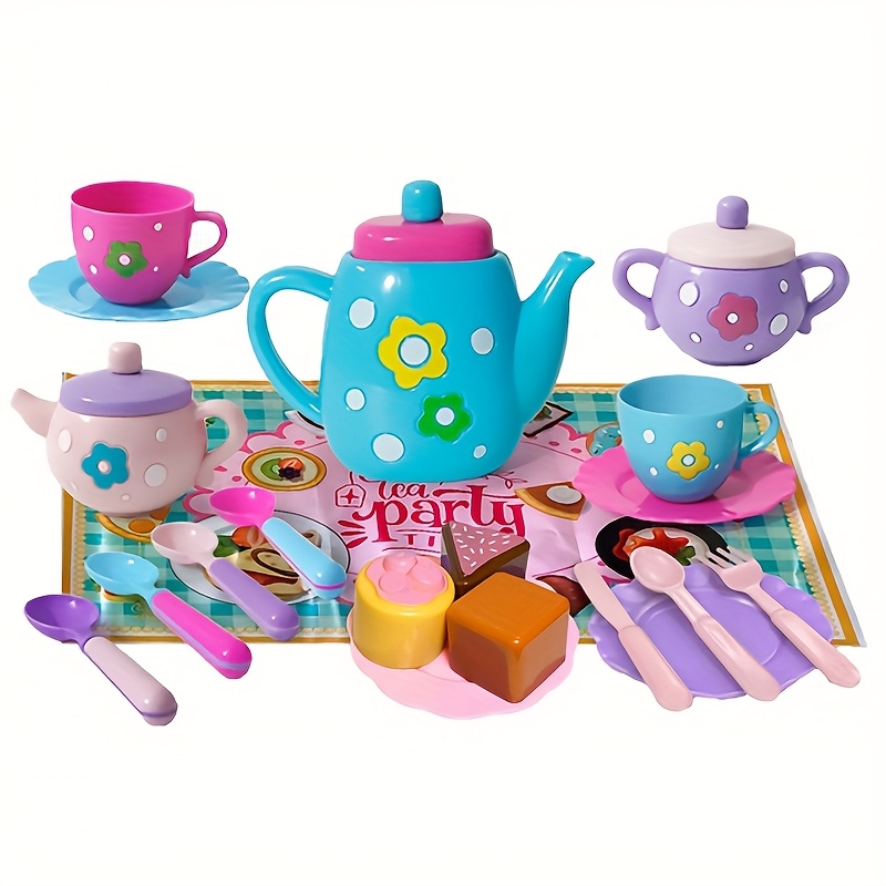 juego picnic niños 30 piezas set té juguete s Temu Chile