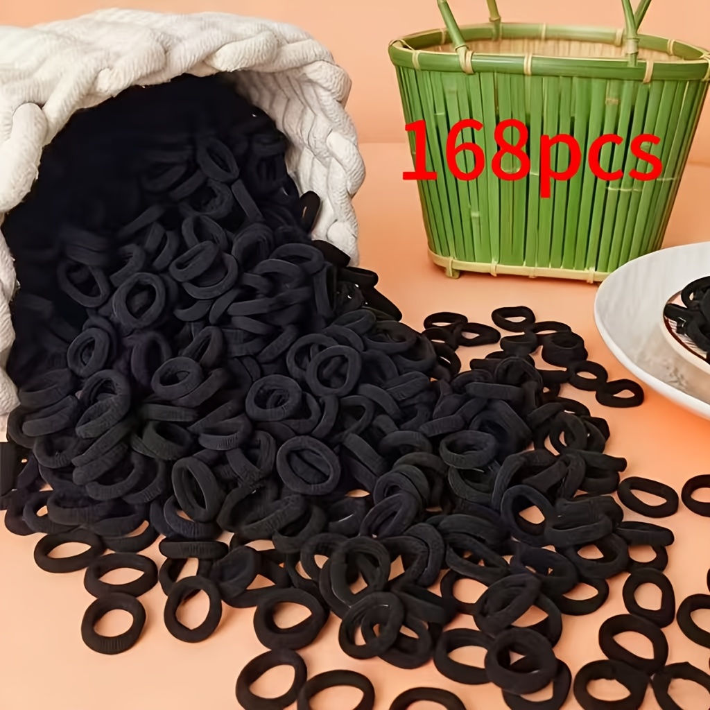 TEMU 168 pezzi Facili Eleganti ad Elasticit� Asciugamano per Capelli Non Danneggia per Capelli Elastici Copricapo Monouso Fascia per Capelli Set di