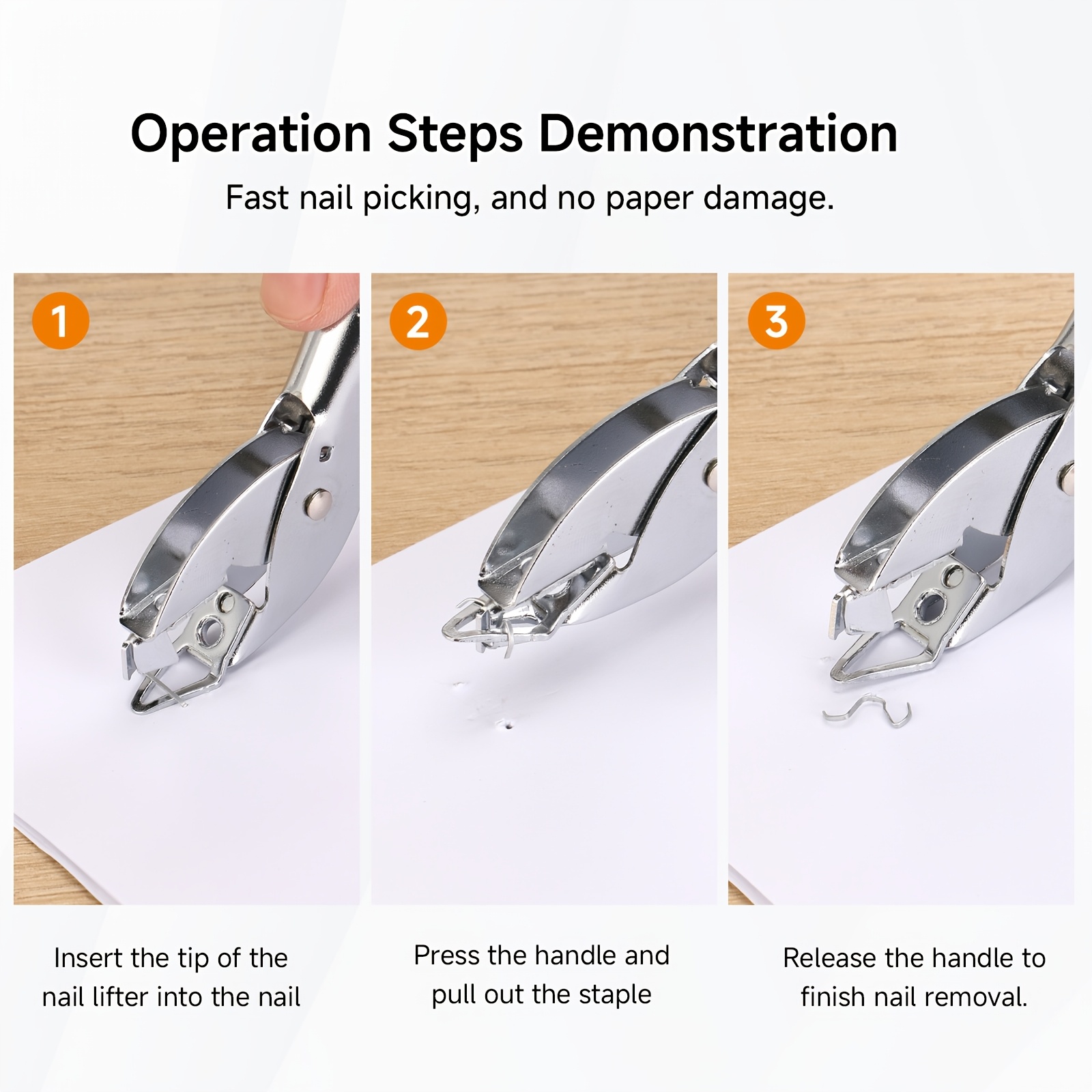 Hand-held Staple Remover, Comfort Staple Removal Tool