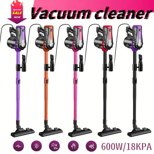 household vacuum cleaner vacuum cleaner pole type 600w high power 18kpa used for carpets floors tiles pet hair dust with 5 meter power cord