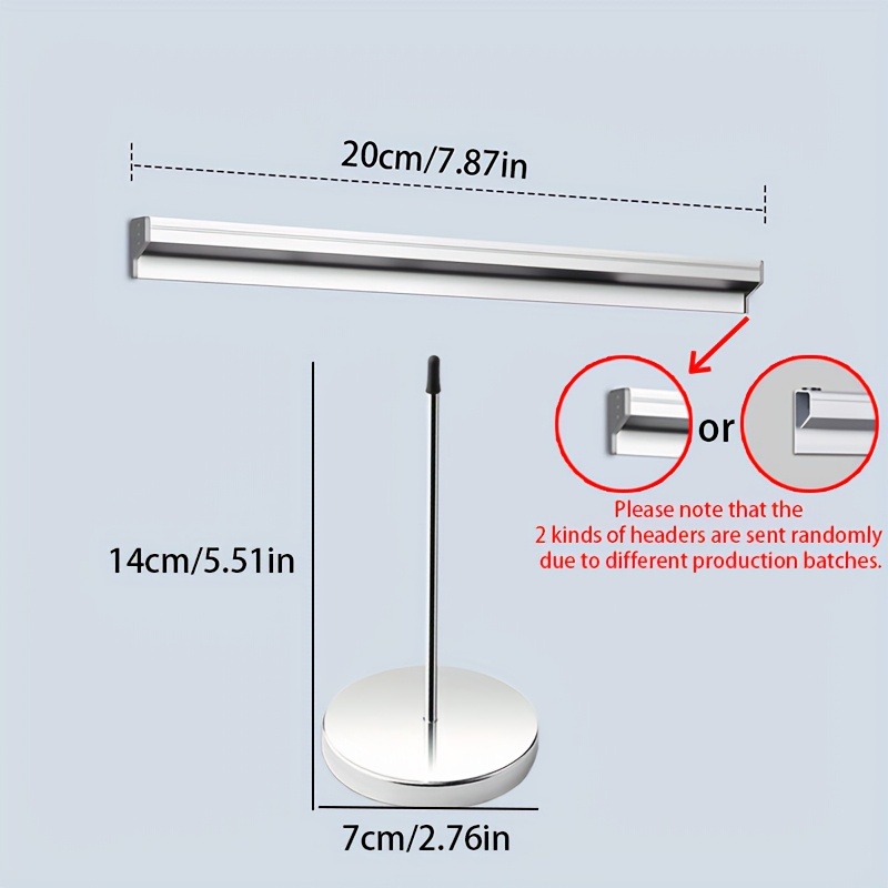 TEMU Alloy Receipt & Holder Set With Display Rail - Restaurants, Cafes & Kitchens