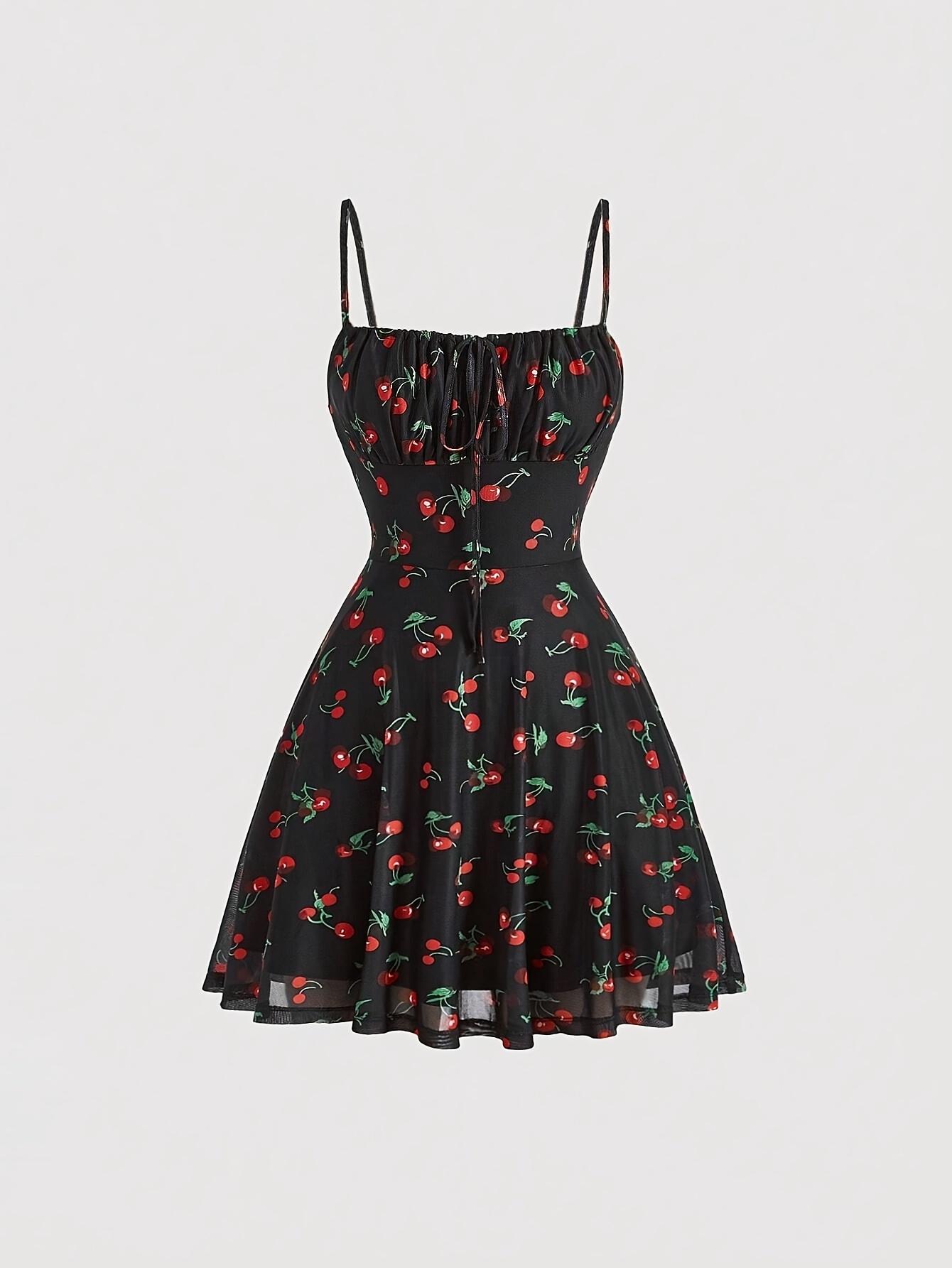 正規店購入▫️CHERRY DRESS Shein Cherry Dress Cherry Dress Sold On Temu United States