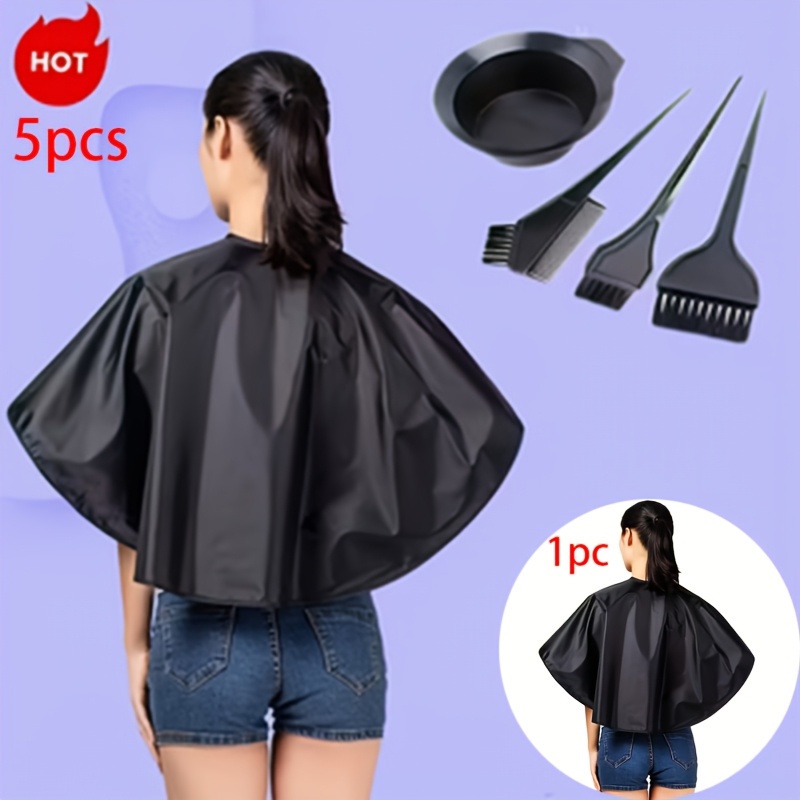 set di strumenti per   capelli (1 pz/5 pz),   3 pennelli per   capelli, 1 mantellina per   capelli, 1 ciotola per miscelazione colori   capelli, grembiule da salone per permanente e taglio capelli, ciotole e pennelli.   per uso   o professionale in salone