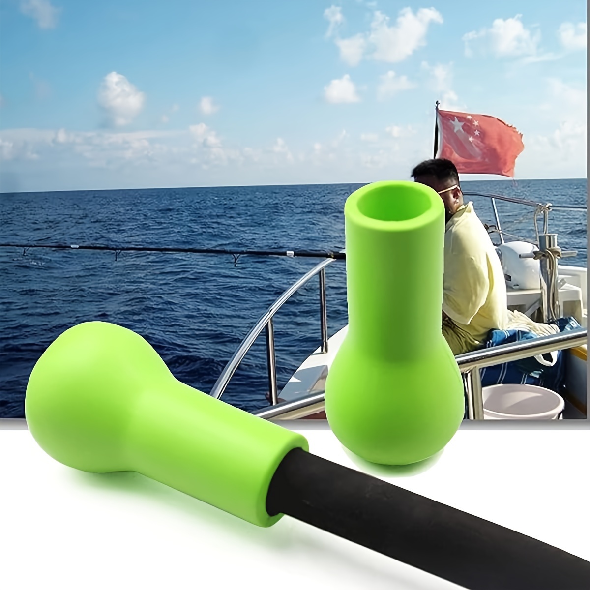 Fishing Rod Holder Spherical Belly Top Pu Material Fishing - Temu