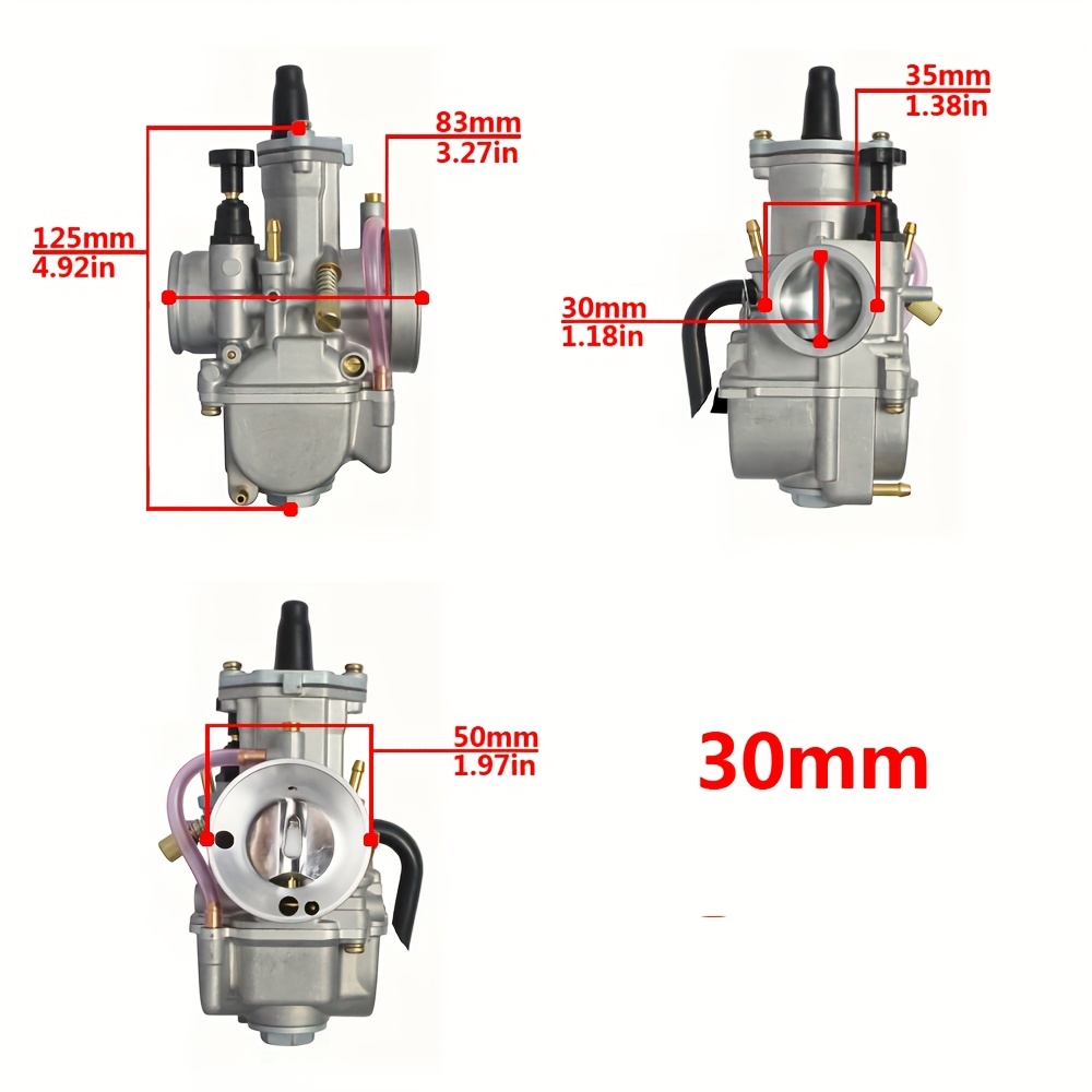 RACING PWK CARBURATOR RACING 21Mm-34Mm za 2/4-taktni 100-350Cc