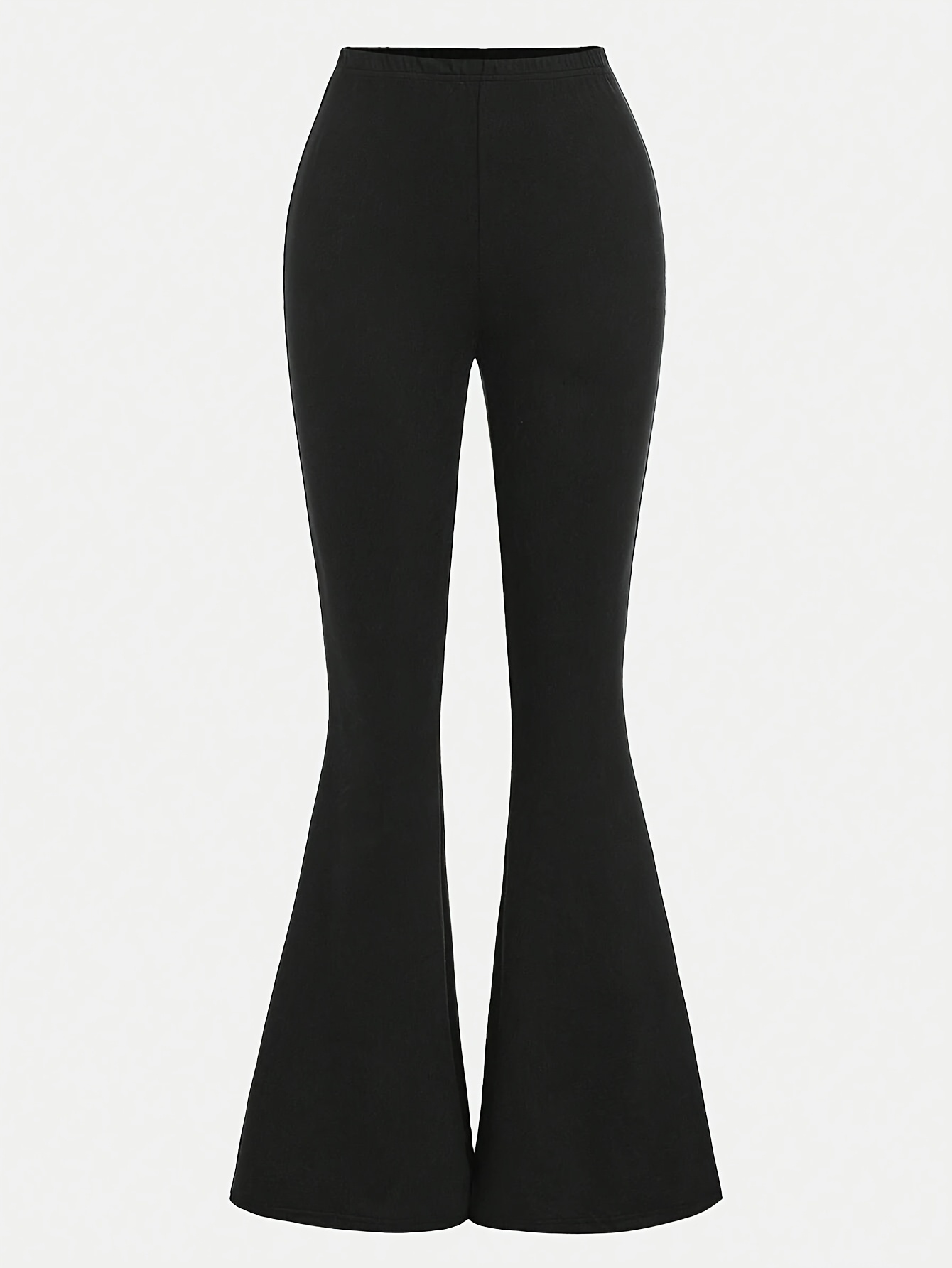 ensemble 3 pièces de chemise à manches longues à carreaux ciblée dp010599+ , haut court noir, pantalon évasé Détails du produit 6