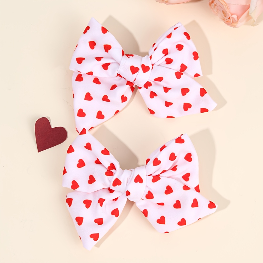 

2pcs 's Day Pattern Bow , -knotted Polyester Bow , Non-woven , For , & , Accessories 14+