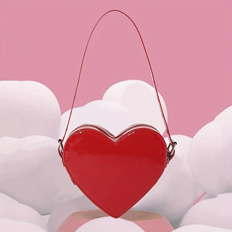 -shaped Shoulder Bag - Adjustable Handbag With Zipper Closure, // Elegant Small Purse Suitable For Daily Use, Parties, Gift