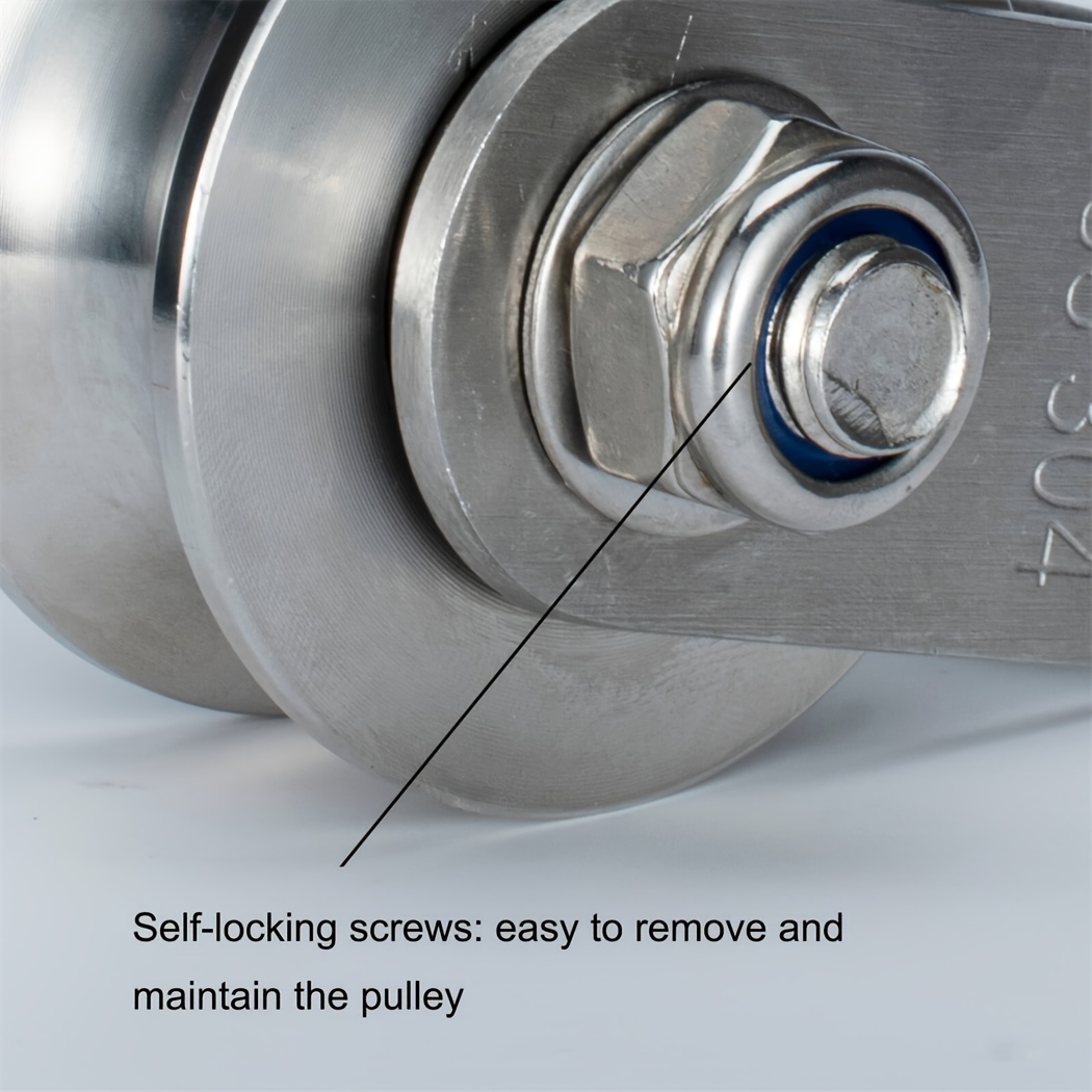 Carrucole Nylon 90mm | Per Porte Garage E Attrezzatura Sportiva - Foto 8