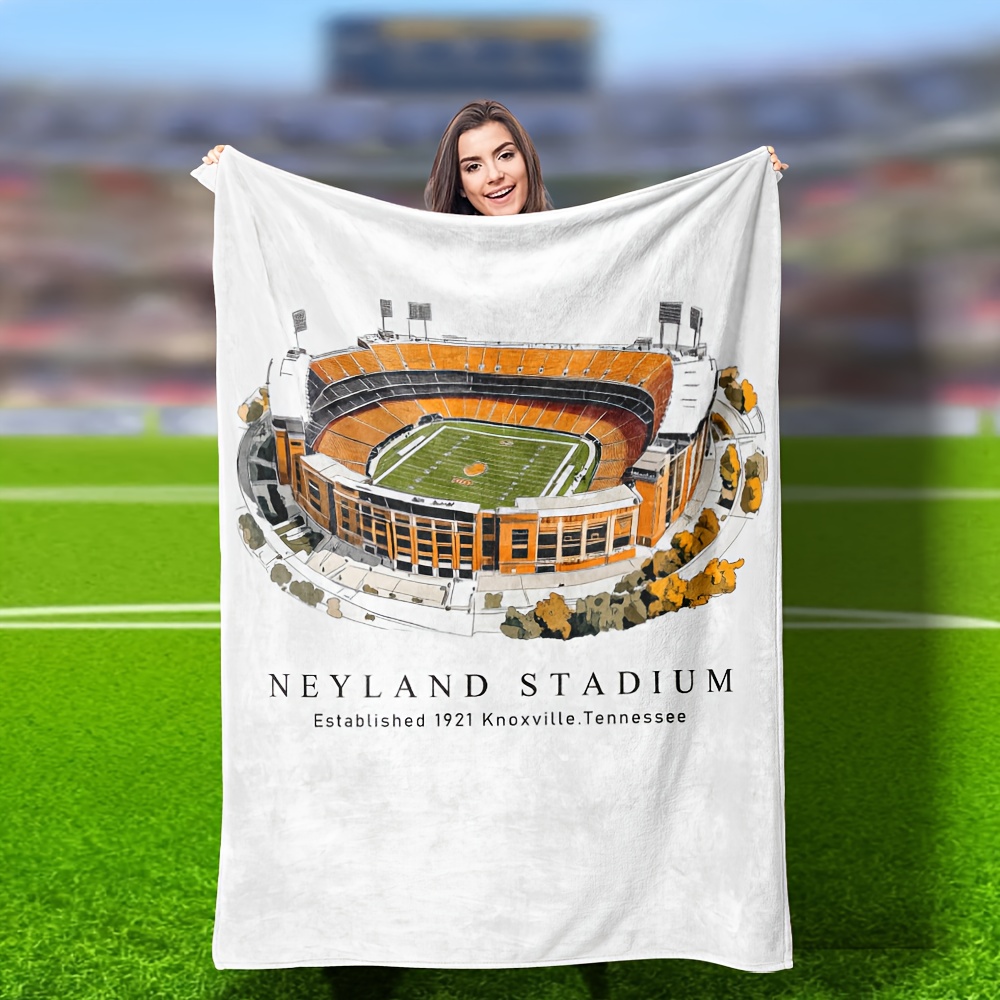 

Nayland Stadium Pattern Short Plush Blanket, Warm And Room Blanket, Sofa Decor, All Season Travel Blanket - Home Decor Accessories Holiday Gifts For //, Office , Home, Camping, Early , Stadium Blanket