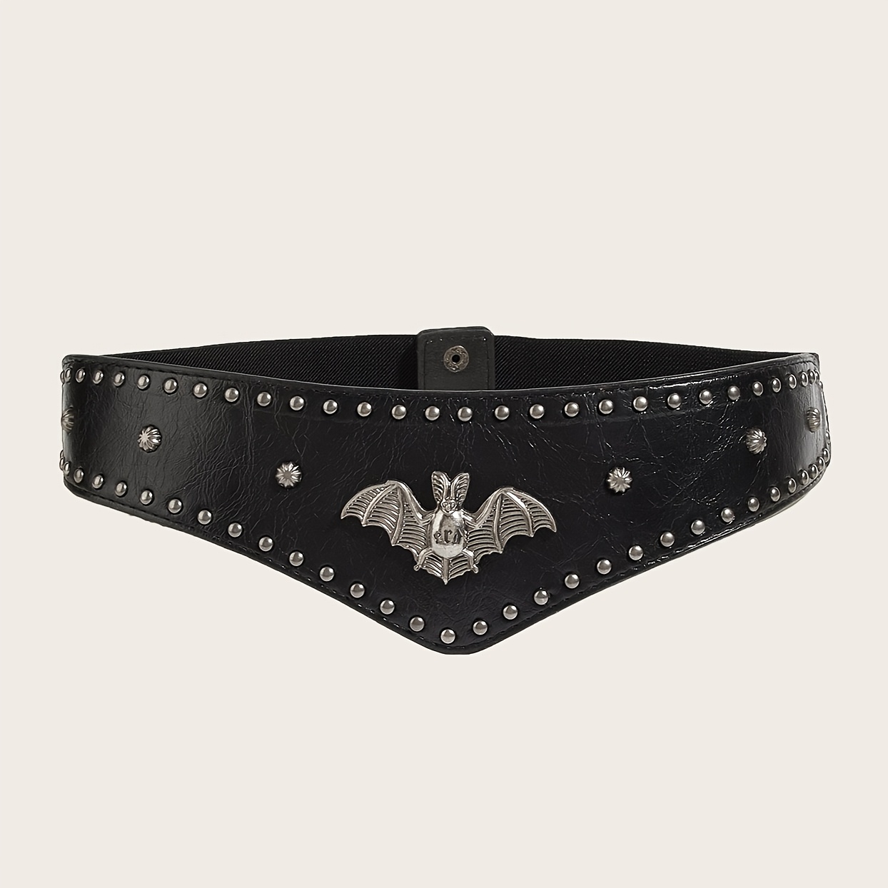 TEMU Single-pack Women's Size Y2k Retro Punk Corset Belt - Elastic Waist Cincher With Hand-stitched Suitable For Weddings, Parties, Daily Wear,