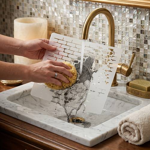1pc broken brick wall pattern stencil reusable grunge texture masonry block silhouette painting template for art craft projects scrapbooking card making canvas fabric stamping wall decoration journaling supplies