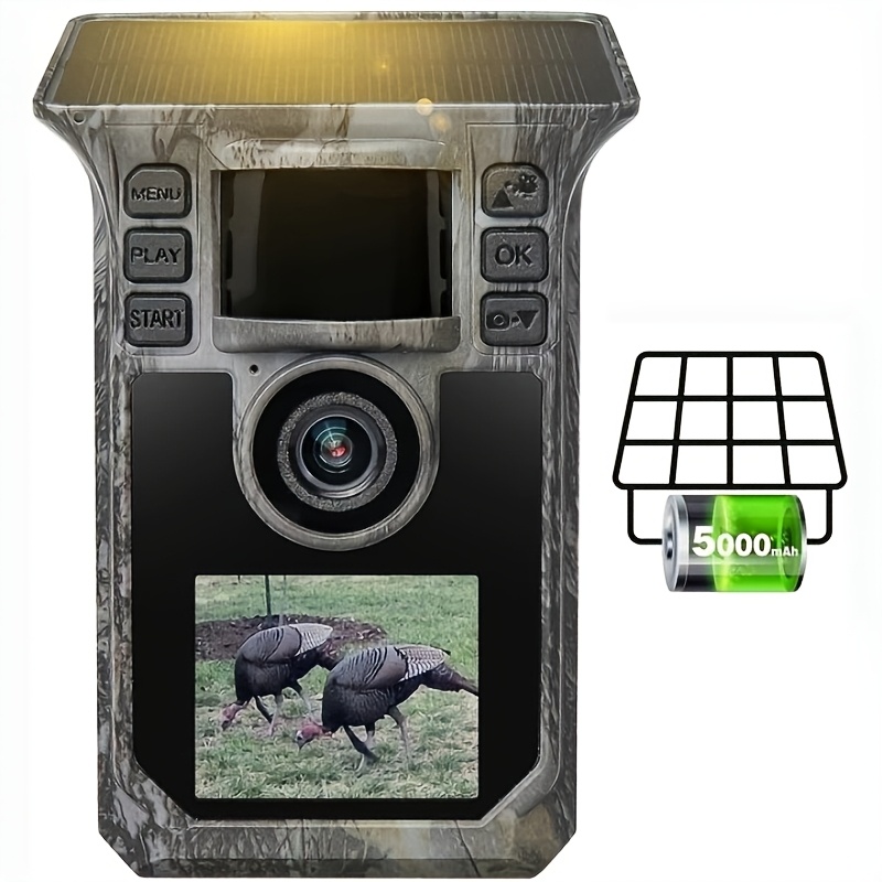 Image of 48mp Photo 4k Video Trail Camera 0.2s Trigger Speed With Night Vision Ip"67" - Wildlife Hunting Cameras With 130°wide Angle